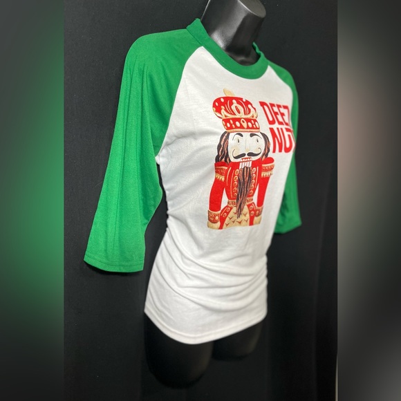 21 Threads Deez nuts 3/4 sleeve shirt - Picture 4 of 8